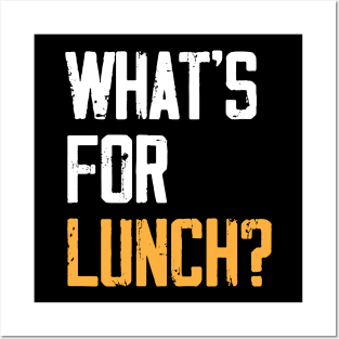 What's for Lunch Funny Lunch Lady Posters and Art